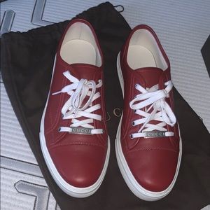 Red Gucci shoes 9mens